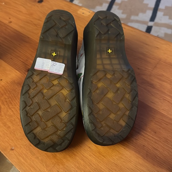 Dr. Martens White Fruit Print Clogs - Picture 2 of 5